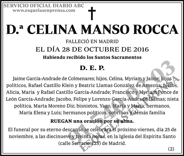 Celina Manso Rocca